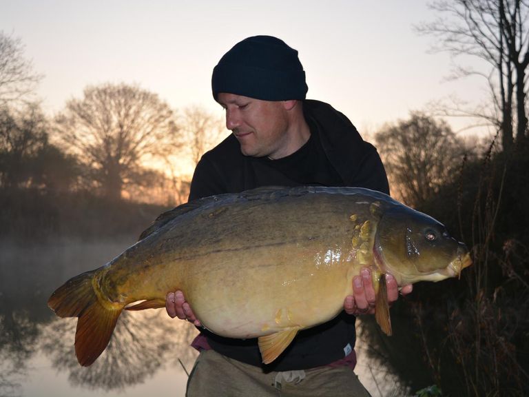 Simon with The Leathery at over 30lbs